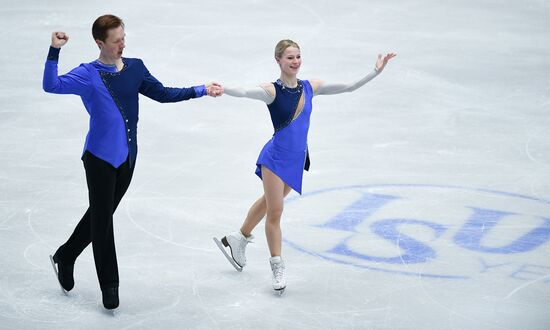 European Figure Skating Championship. Pairs. Free skating