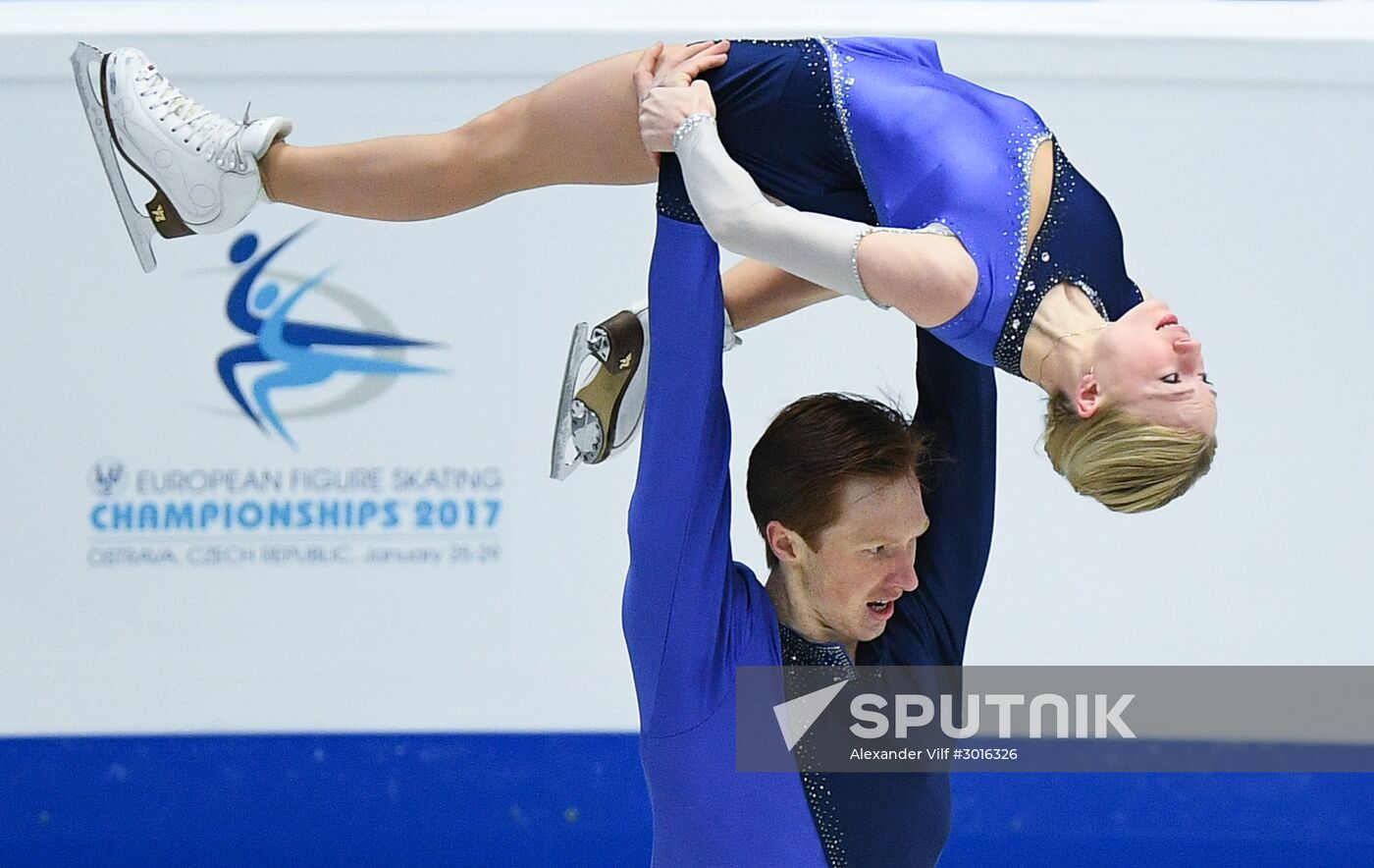 European Figure Skating Championship. Pairs. Free skating