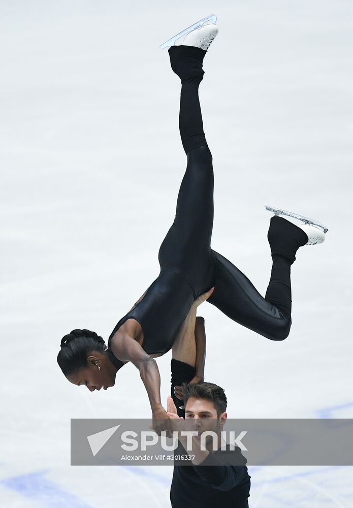 European Figure Skating Championship. Pairs. Free skating