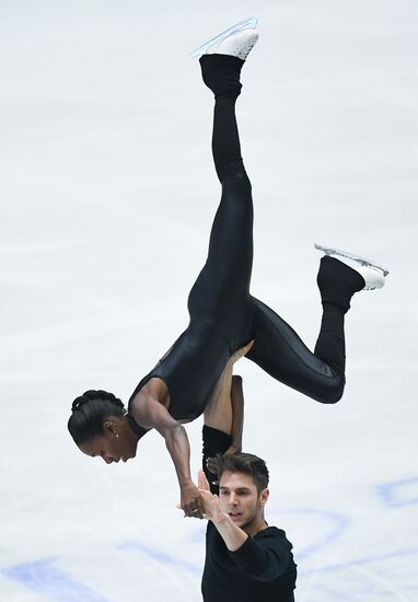 European Figure Skating Championship. Pairs. Free skating