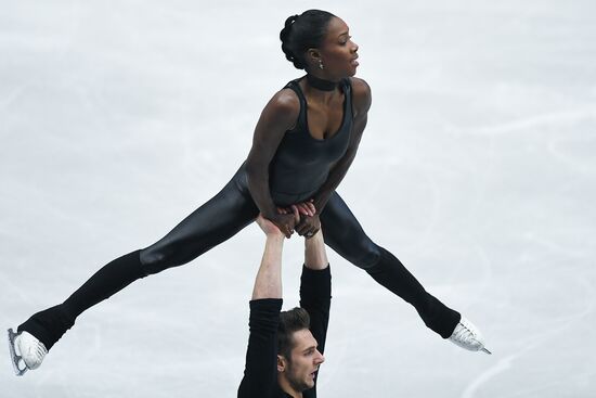 European Figure Skating Championship. Pairs. Free skating