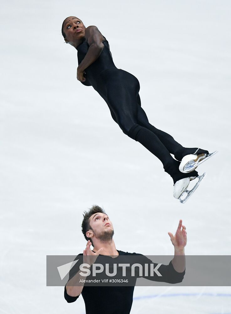 European Figure Skating Championship. Pairs. Free skating