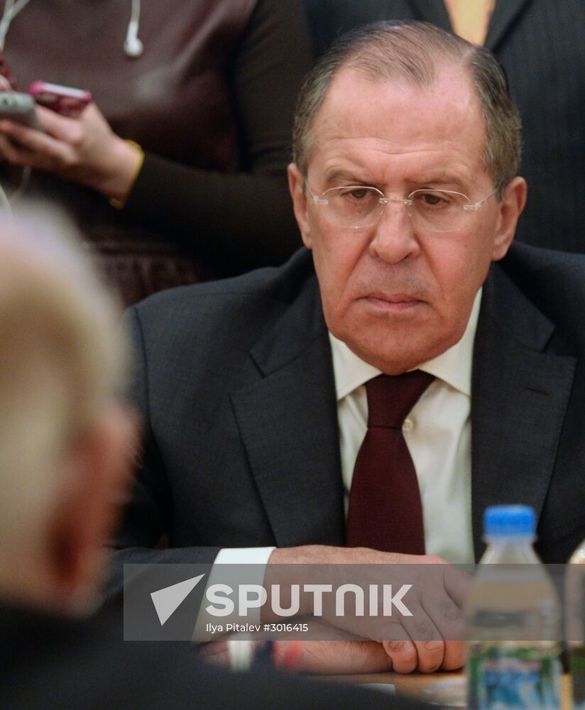 Foreign Minister Sergei Lavrov's meeting with Syrian opposition