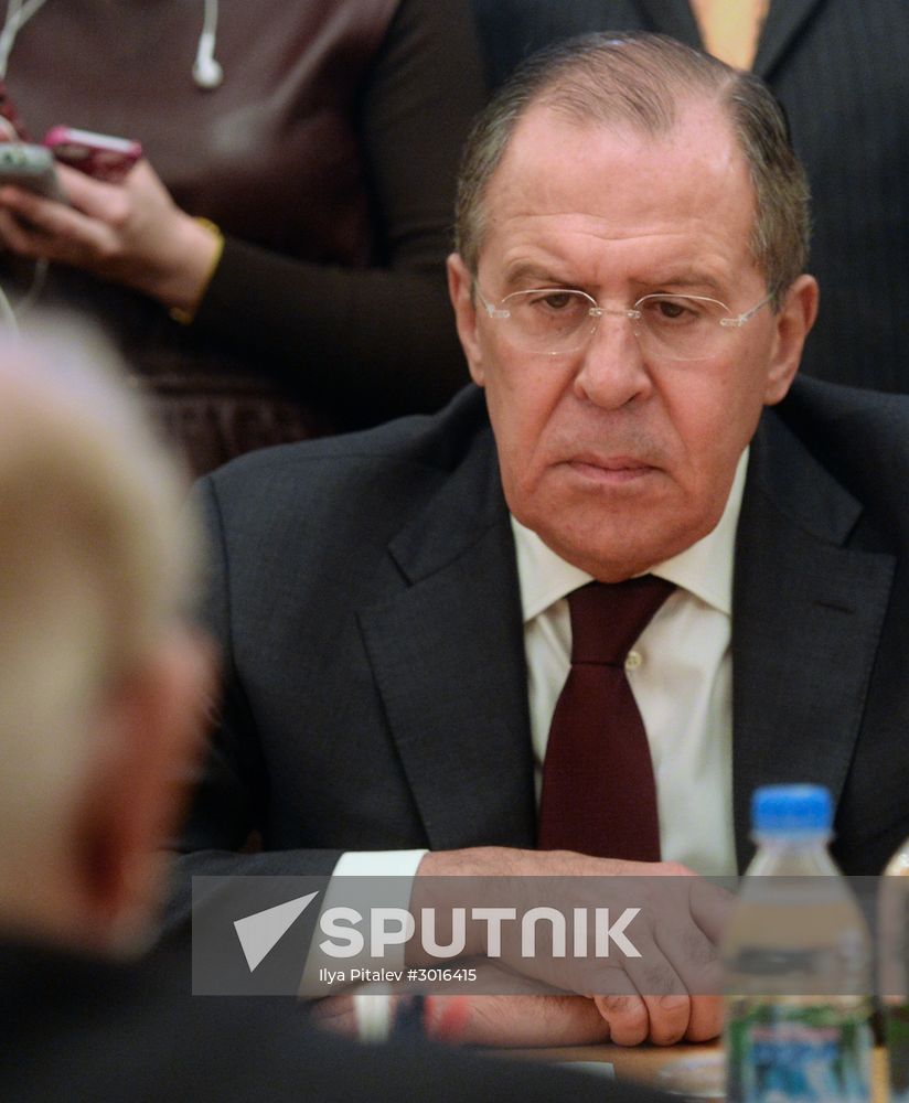 Foreign Minister Sergei Lavrov's meeting with Syrian opposition