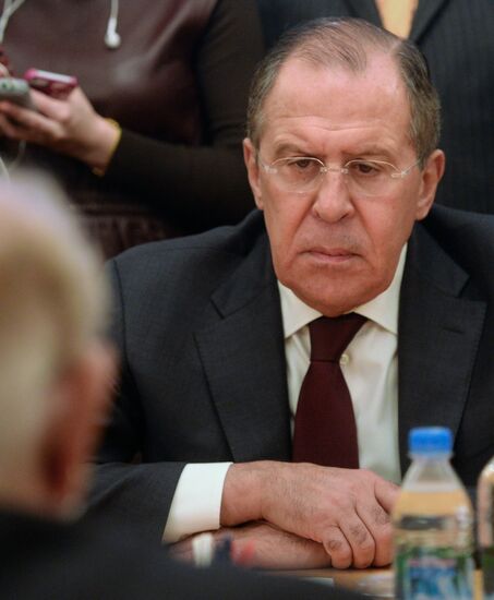 Foreign Minister Sergei Lavrov's meeting with Syrian opposition