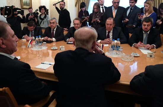 Foreign Minister Sergei Lavrov's meeting with Syrian opposition