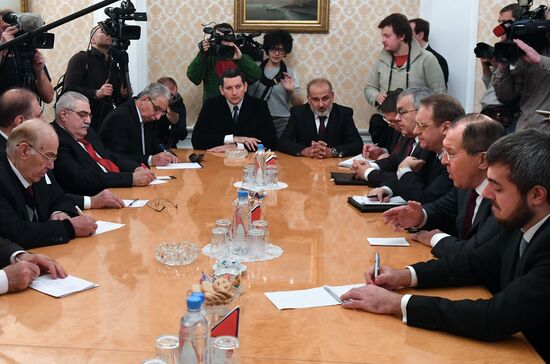 Foreign Minister Sergei Lavrov's meeting with Syrian opposition