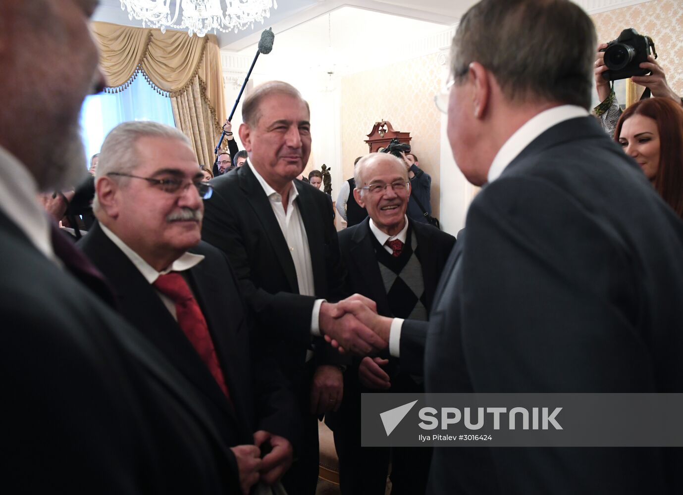 Foreign Minister Sergei Lavrov's meeting with Syrian opposition