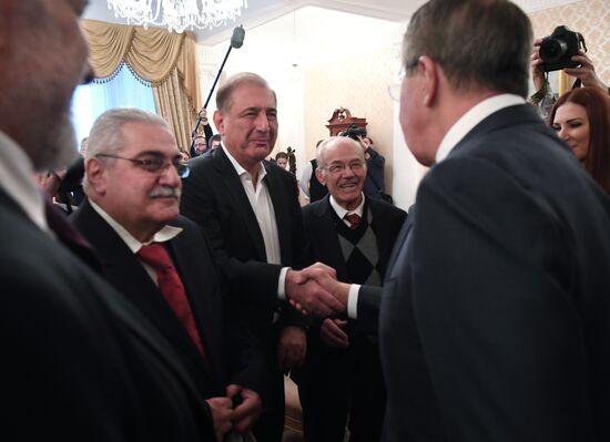 Foreign Minister Sergei Lavrov's meeting with Syrian opposition