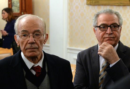 Foreign Minister Sergei Lavrov's meeting with Syrian opposition