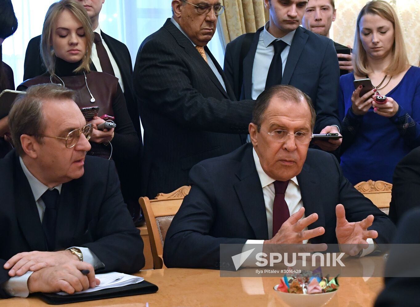 Foreign Minister Sergei Lavrov's meeting with Syrian opposition