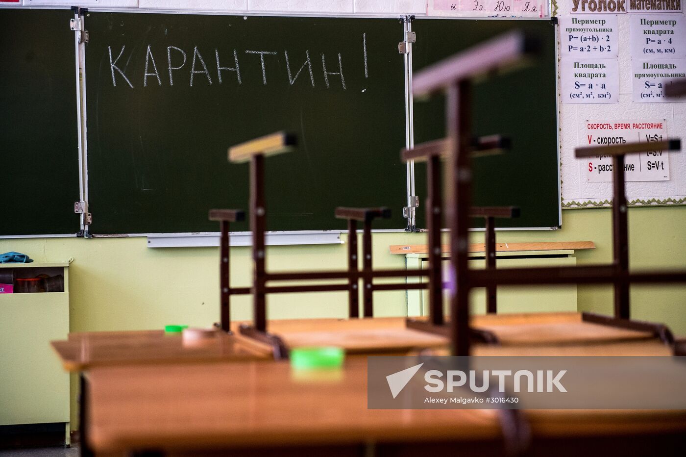 Omsk schools closed for flu