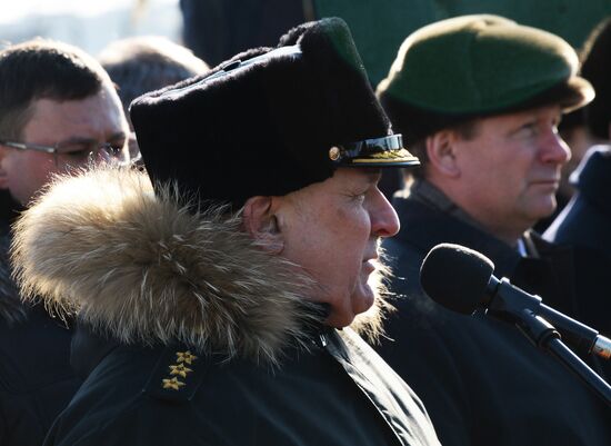 The diesel submarine Komsomolsk-on-Amur returns to Pacific Fleet