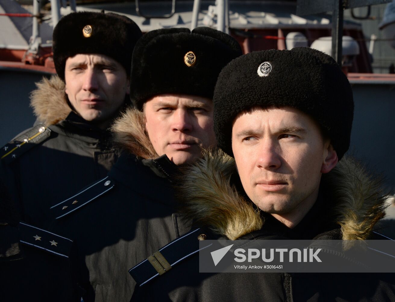 The diesel submarine Komsomolsk-on-Amur returns to Pacific Fleet