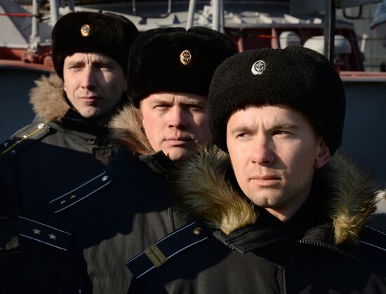 The diesel submarine Komsomolsk-on-Amur returns to Pacific Fleet