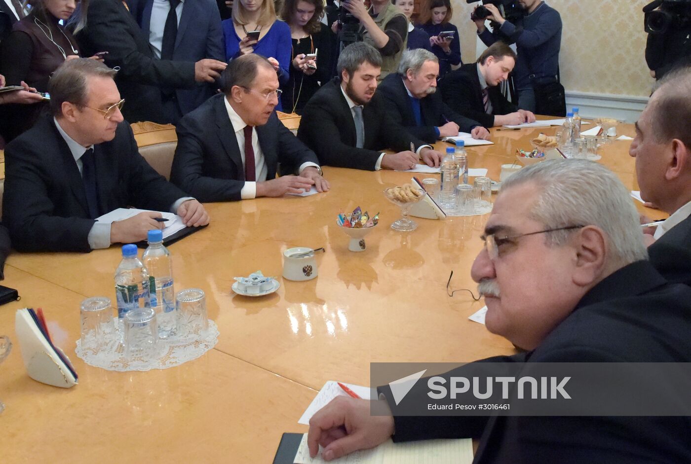 Foreign Minister Sergei Lavrov's meeting with Syrian opposition