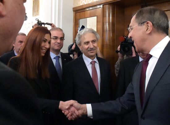 Foreign Minister Sergei Lavrov's meeting with Syrian opposition