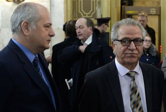 Foreign Minister Sergei Lavrov's meeting with Syrian opposition