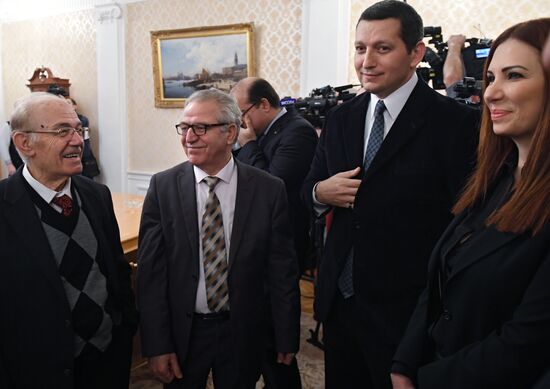 Foreign Minister Sergei Lavrov's meeting with Syrian opposition