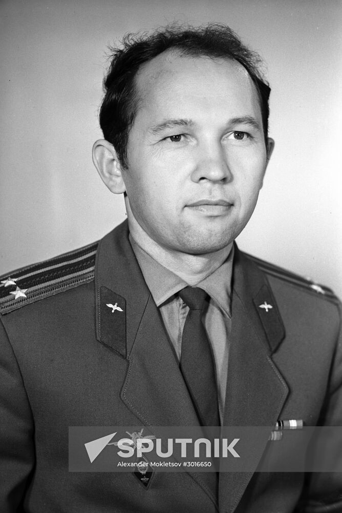 Soviet cosmonaut Gennady Sarafanov