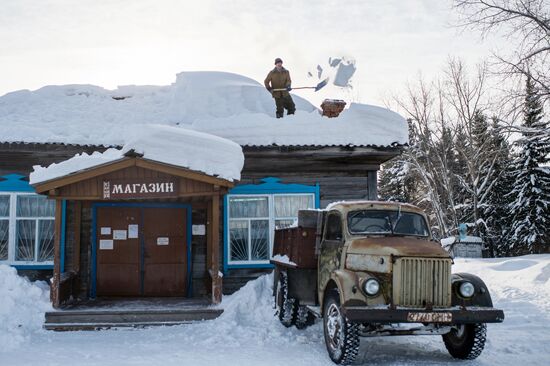 Winter in Omsk Region