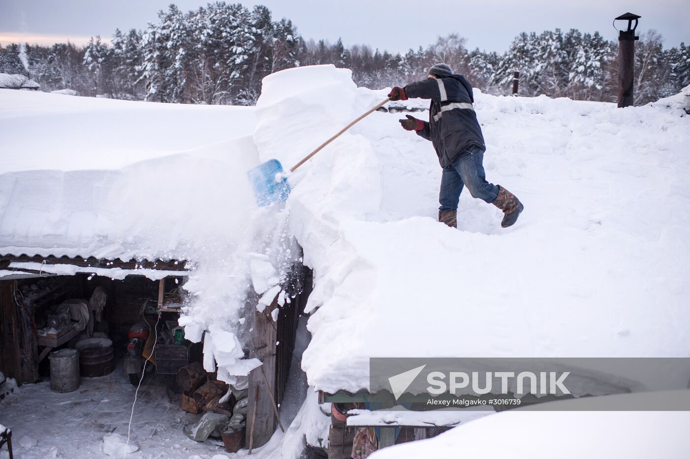 Winter in Omsk Region