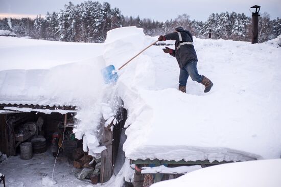 Winter in Omsk Region