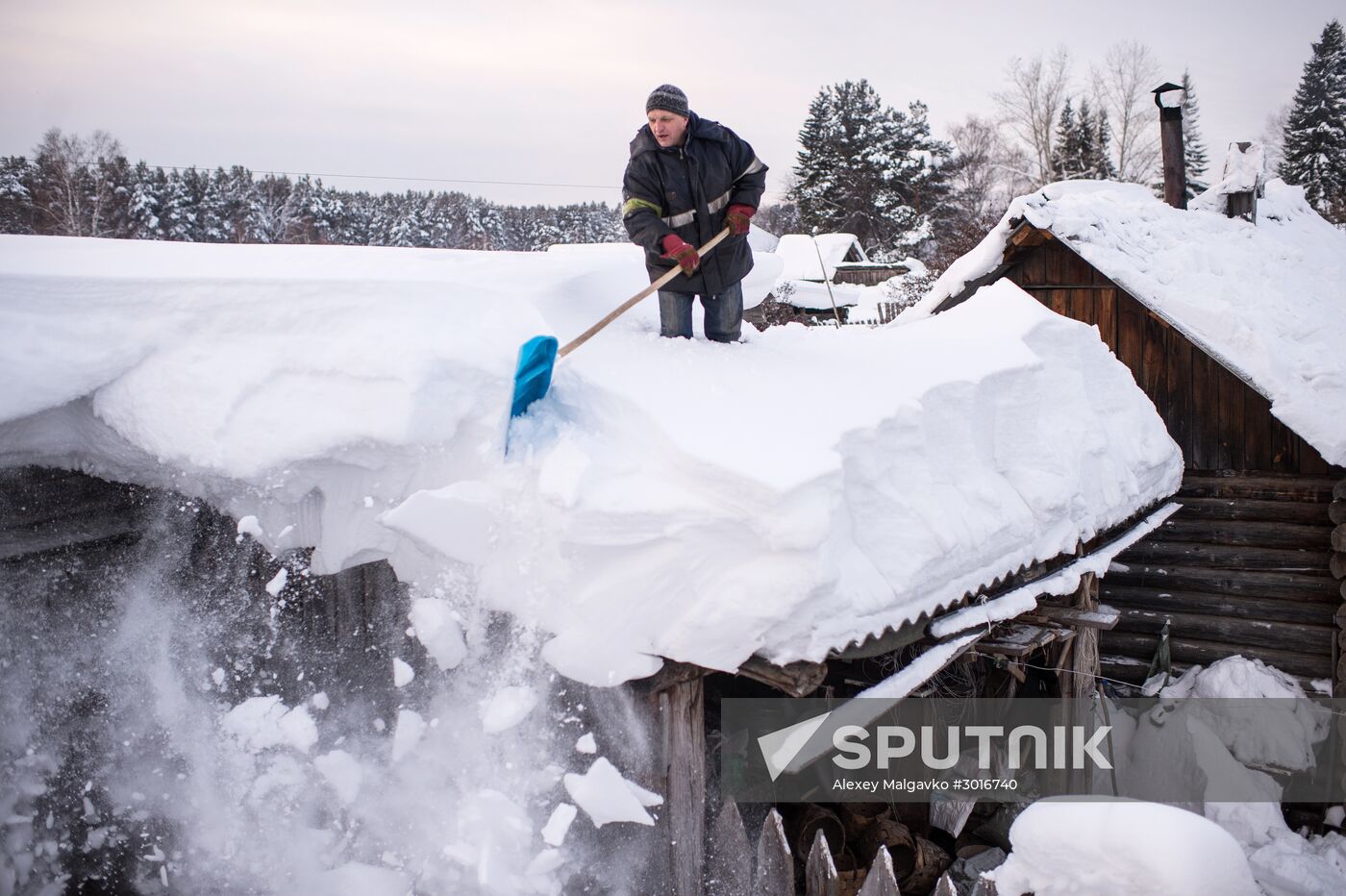 Winter in Omsk Region