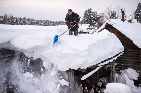 Winter in Omsk Region