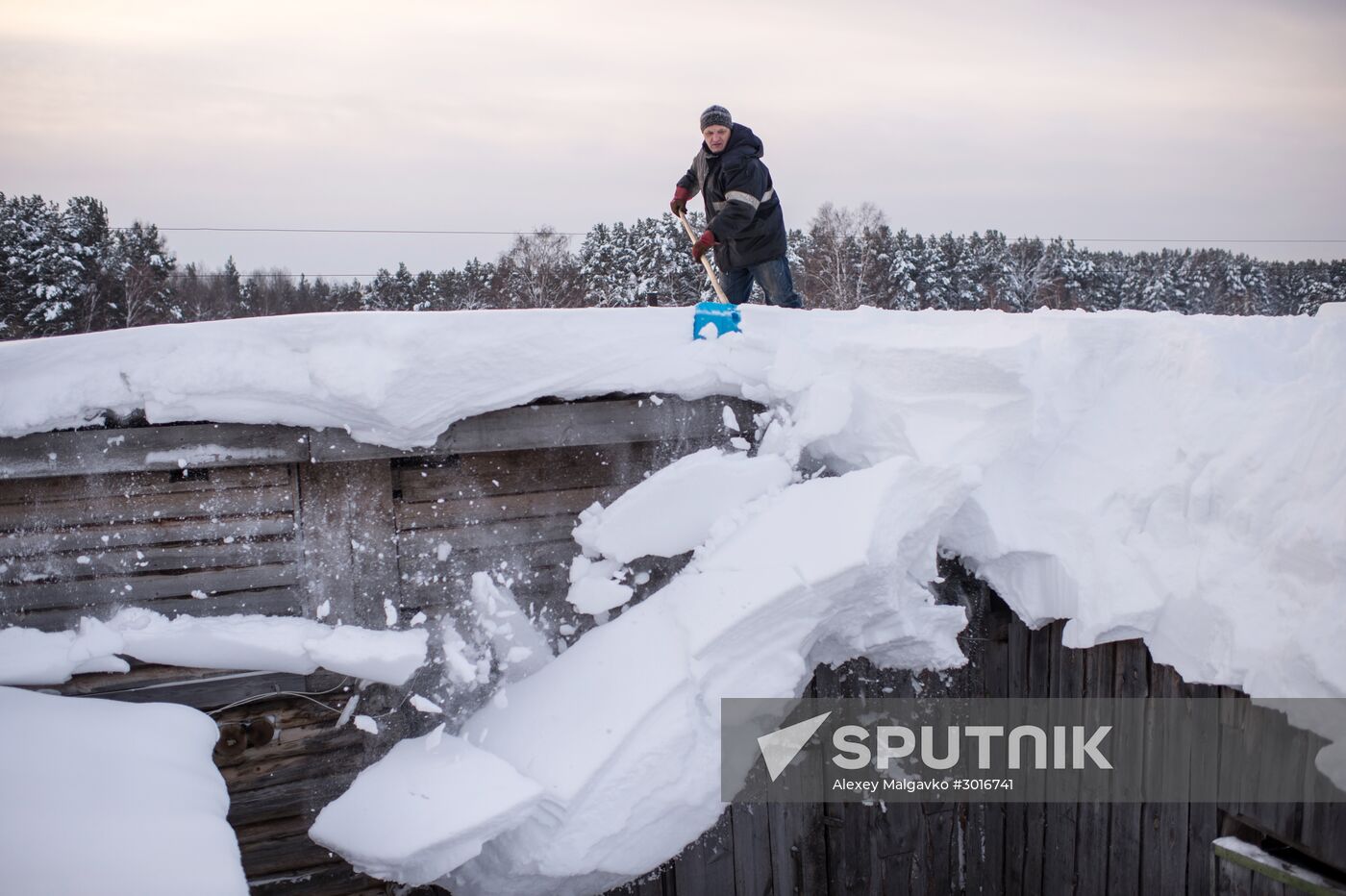 Winter in Omsk Region