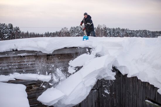 Winter in Omsk Region