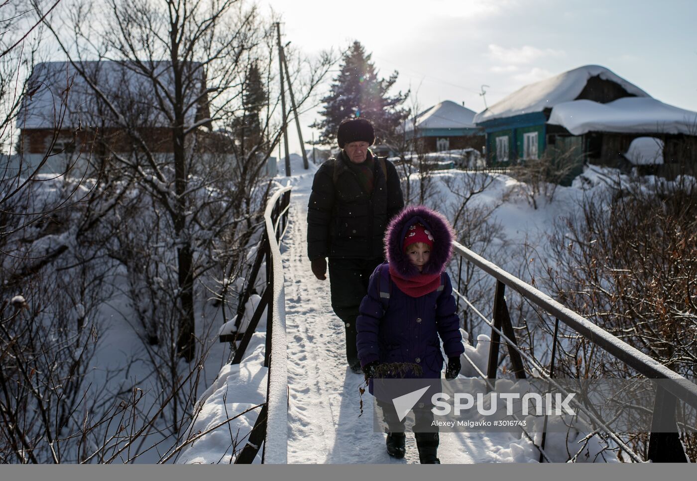 Winter in Omsk Region
