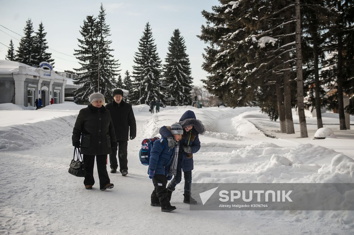 Winter in Omsk Region