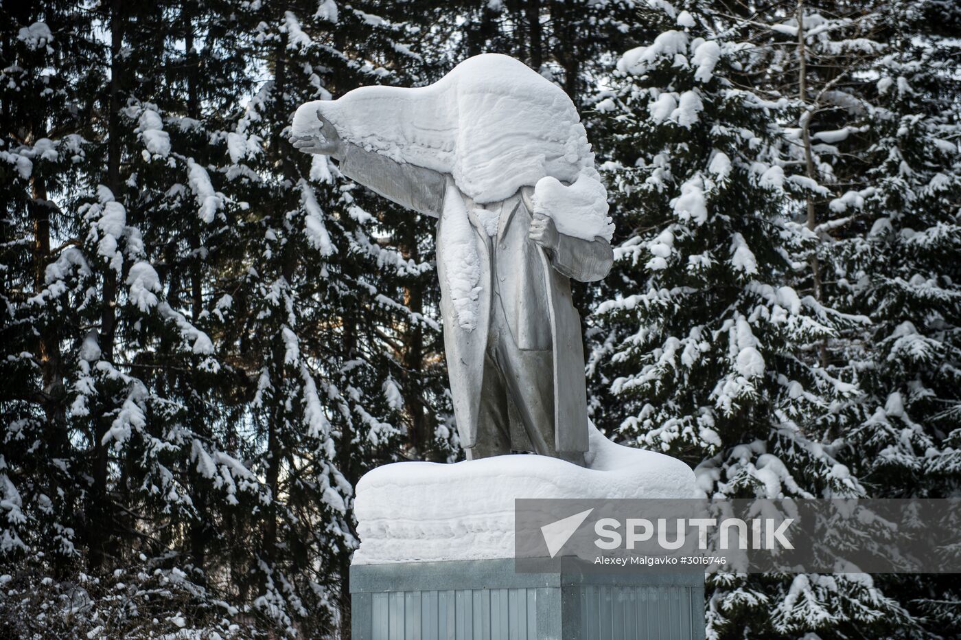 Winter in Omsk Region