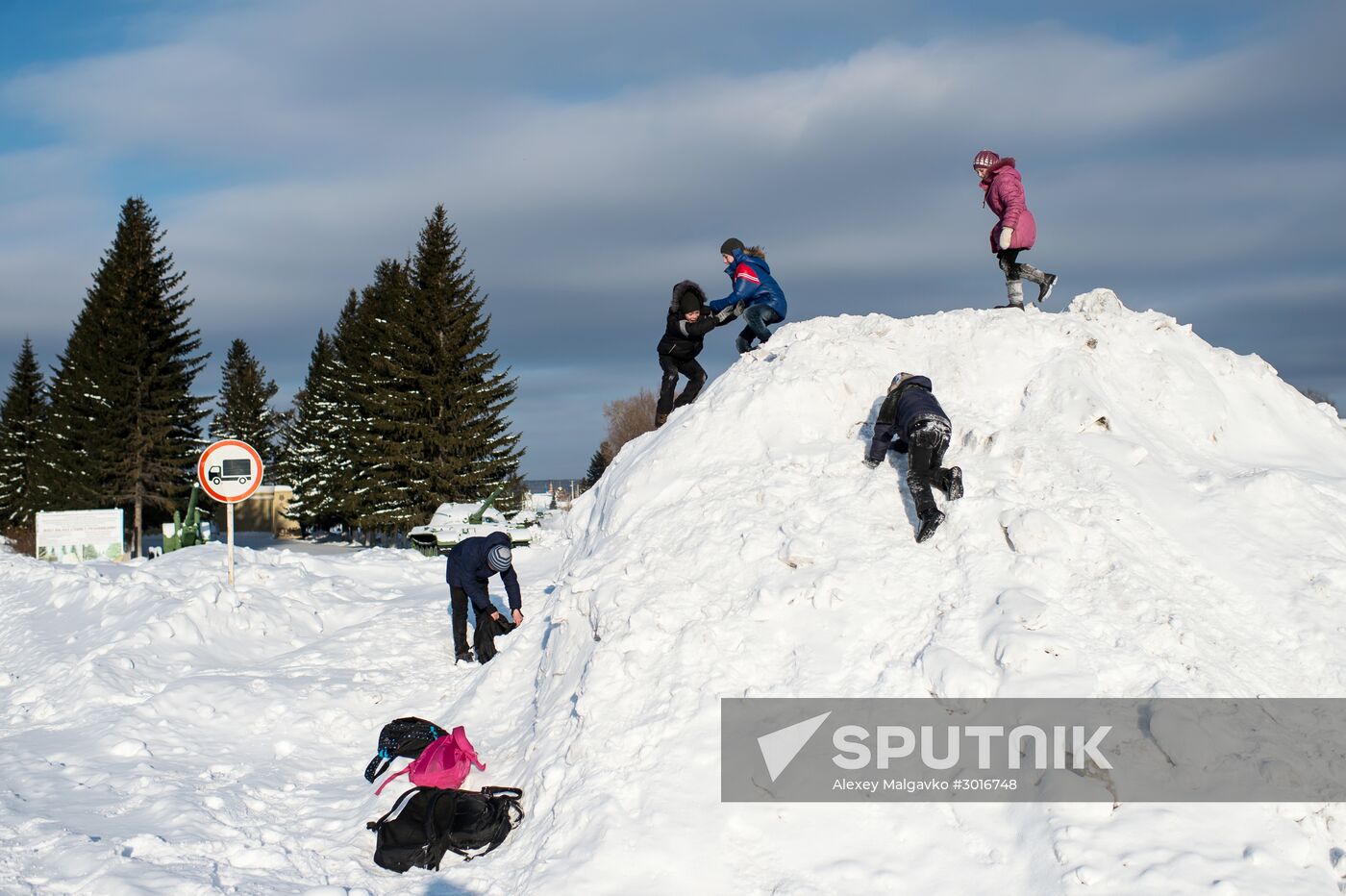 Winter in Omsk Region