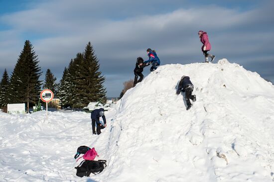 Winter in Omsk Region