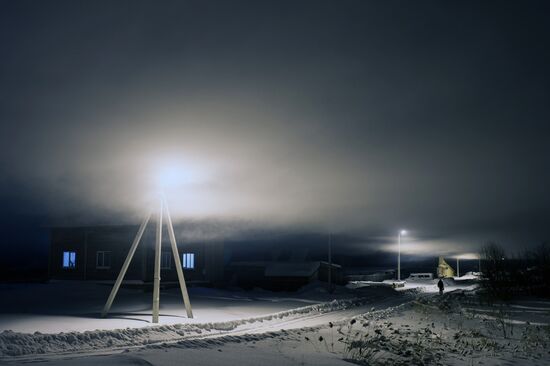 Winter in Omsk Region
