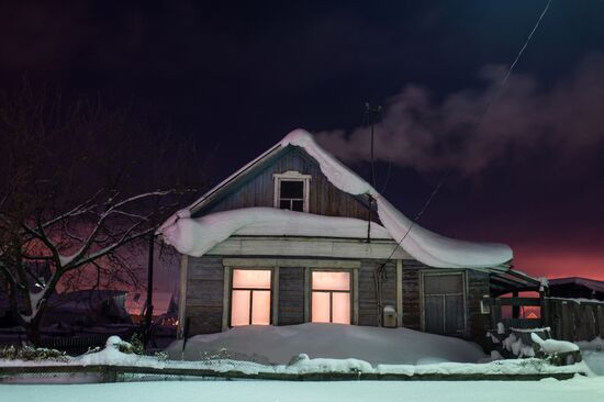 Winter in Omsk Region