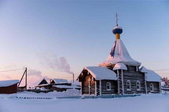 Winter in Omsk Region