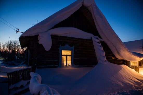 Winter in Omsk Region