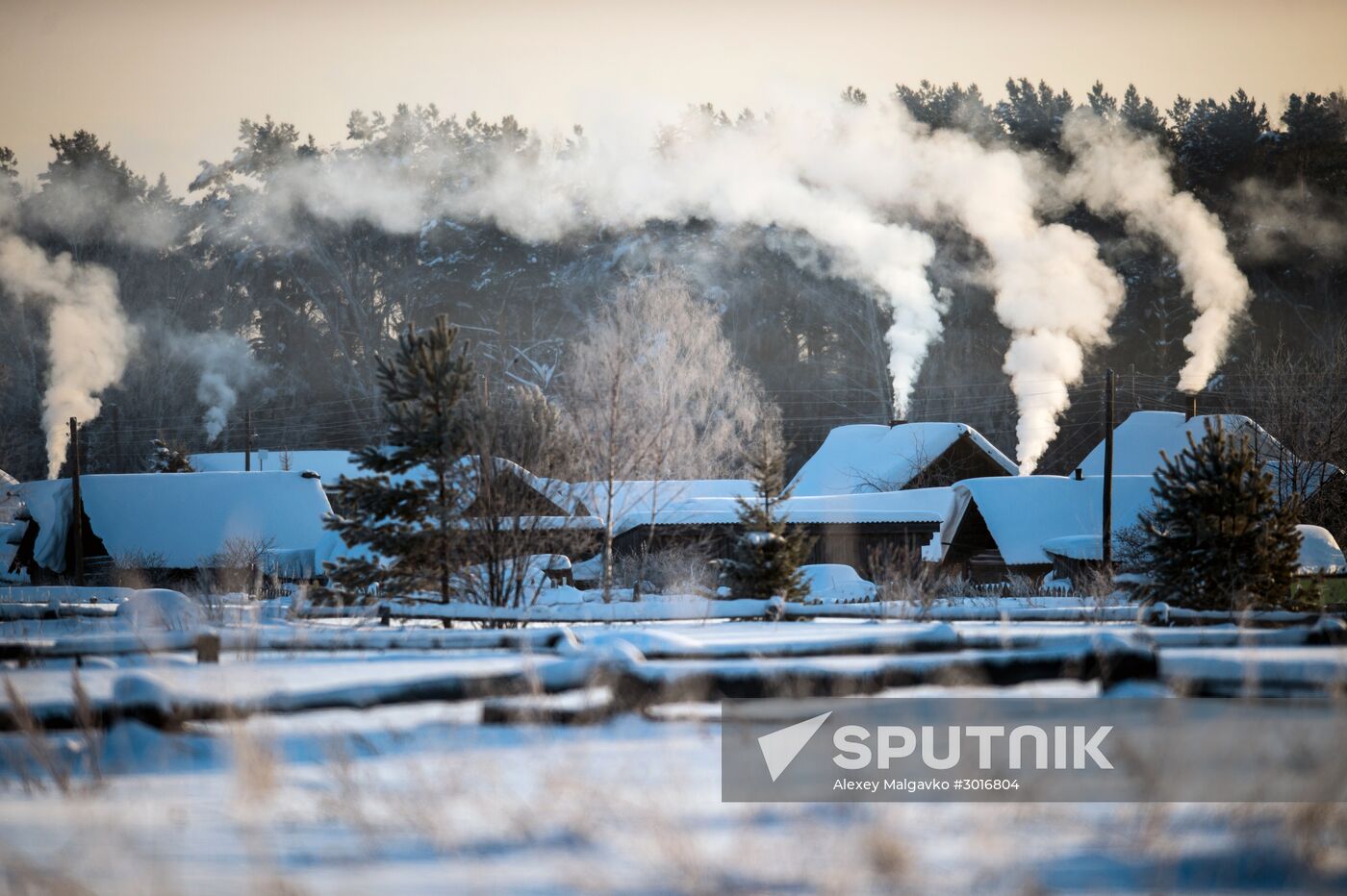 Winter in Omsk Region