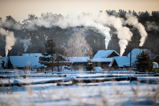 Winter in Omsk Region