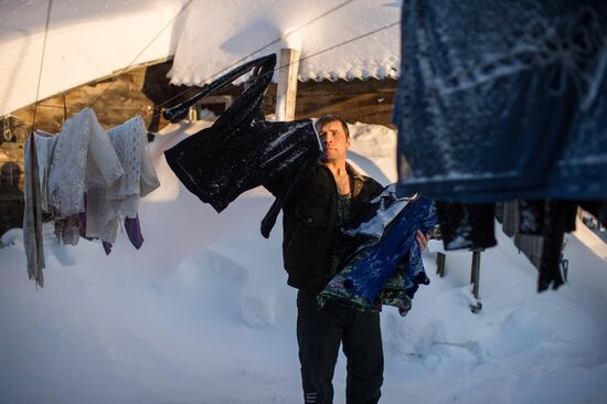 Winter in Omsk Region
