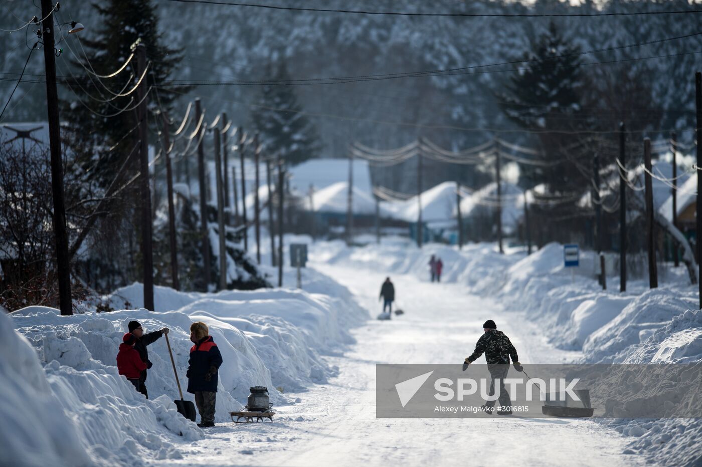 Winter in Omsk Region