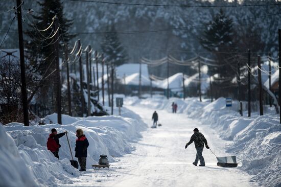 Winter in Omsk Region