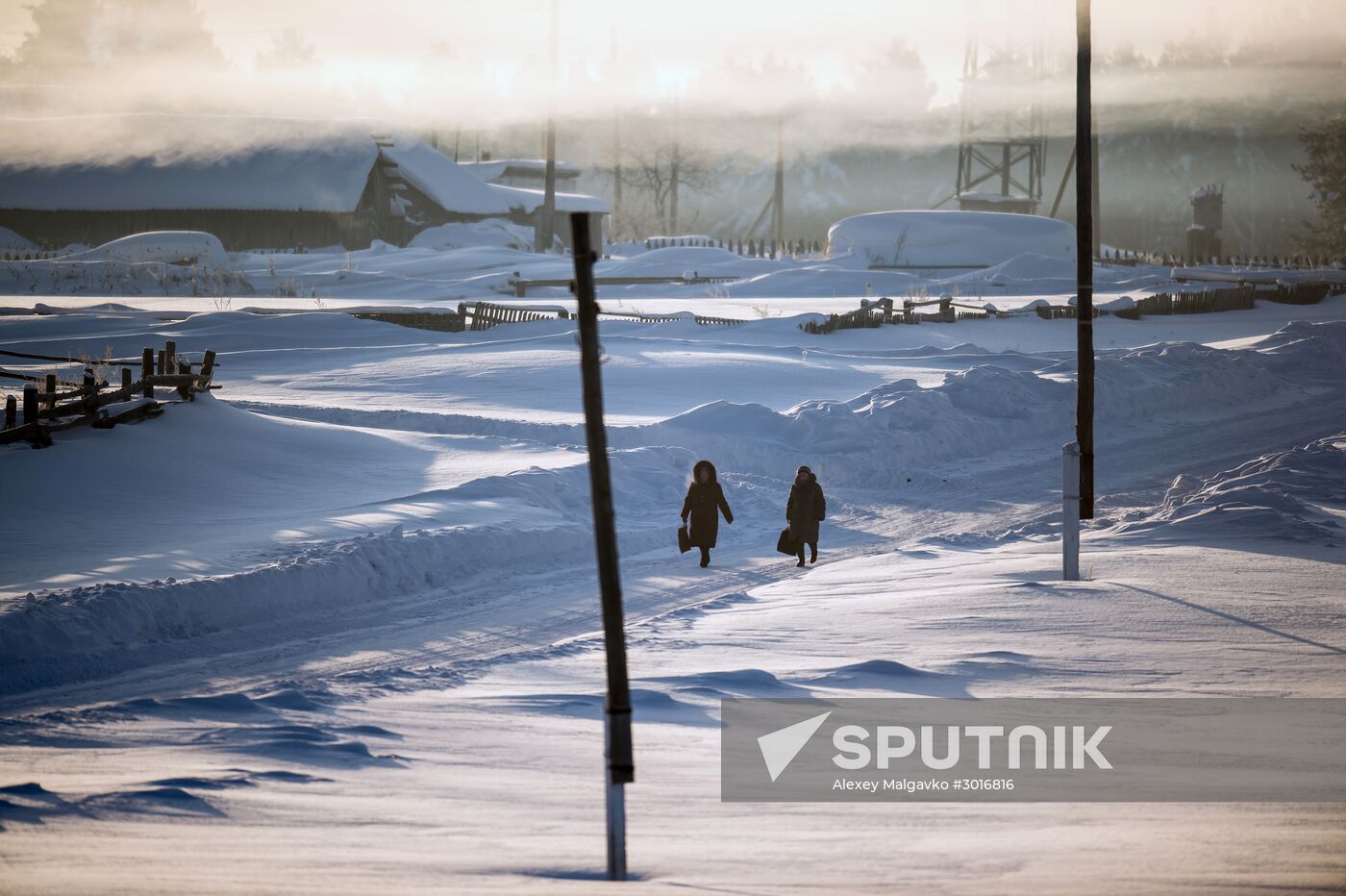 Winter in Omsk Region