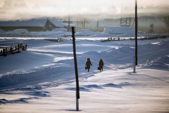 Winter in Omsk Region