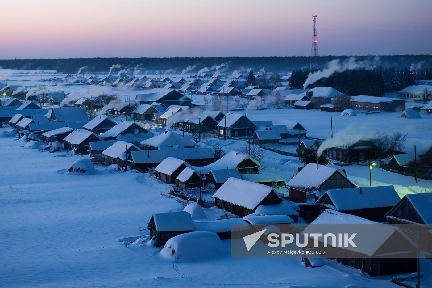 Winter in Omsk Region