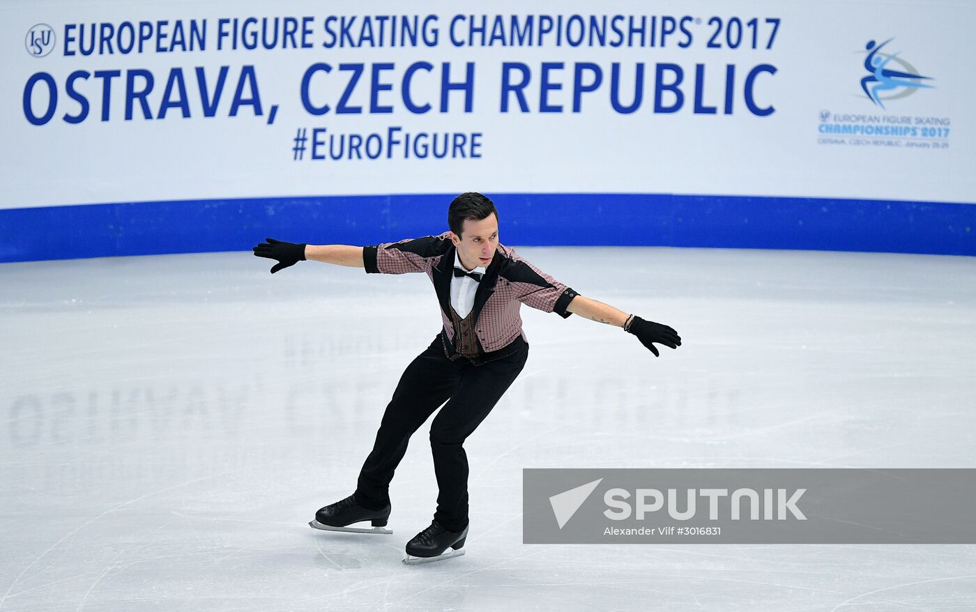 European Figure Skating Championship. Men's short program