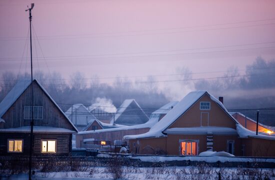 Winter in Omsk Region